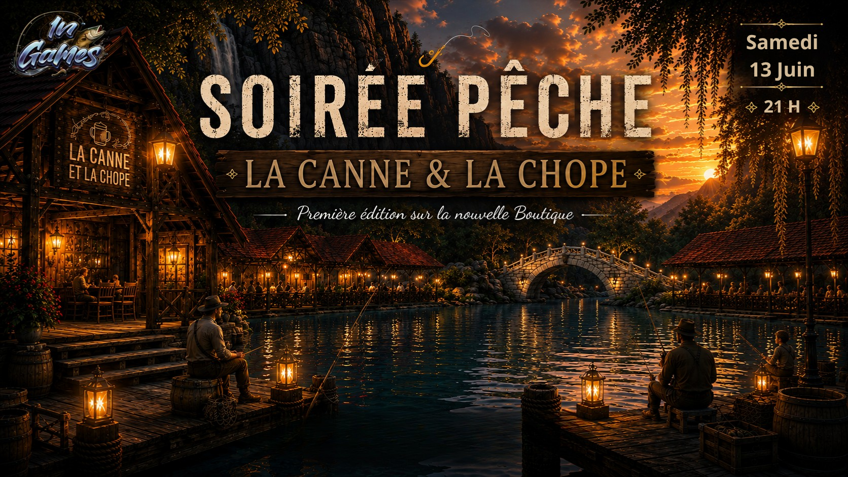 🎣 Soirée Pêche à La Canne & La Chope