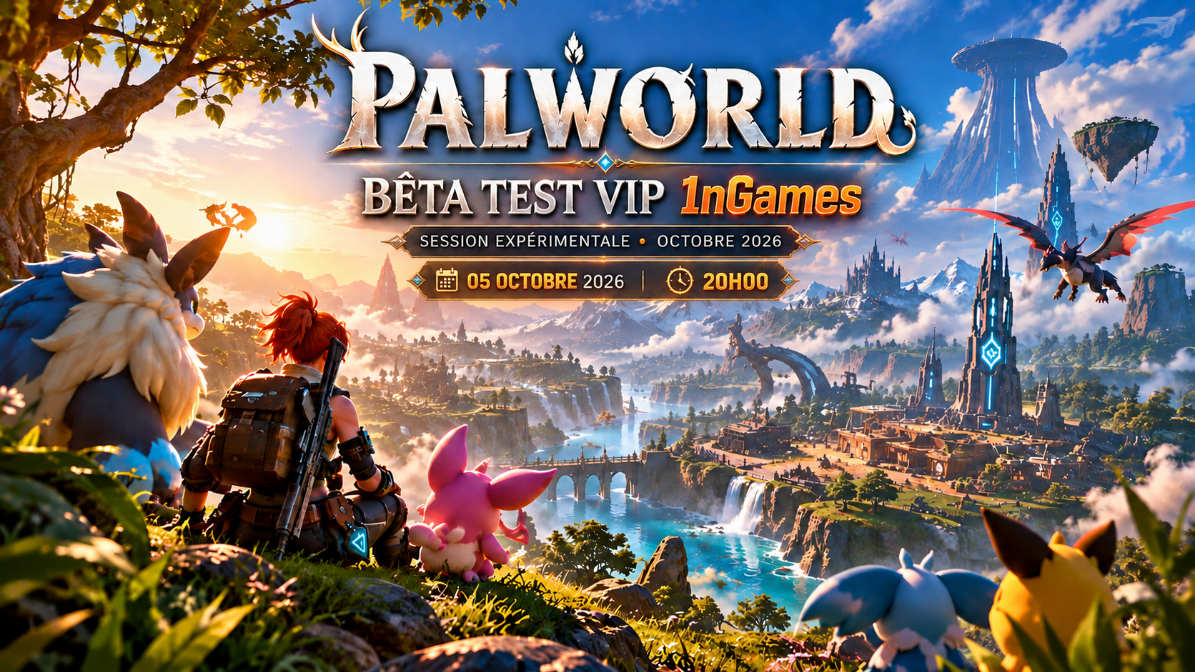 Palworld arrive sur 1nGames — Ouverture de la Bêta Test VIP